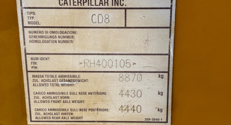 caterpillar cd8 roller